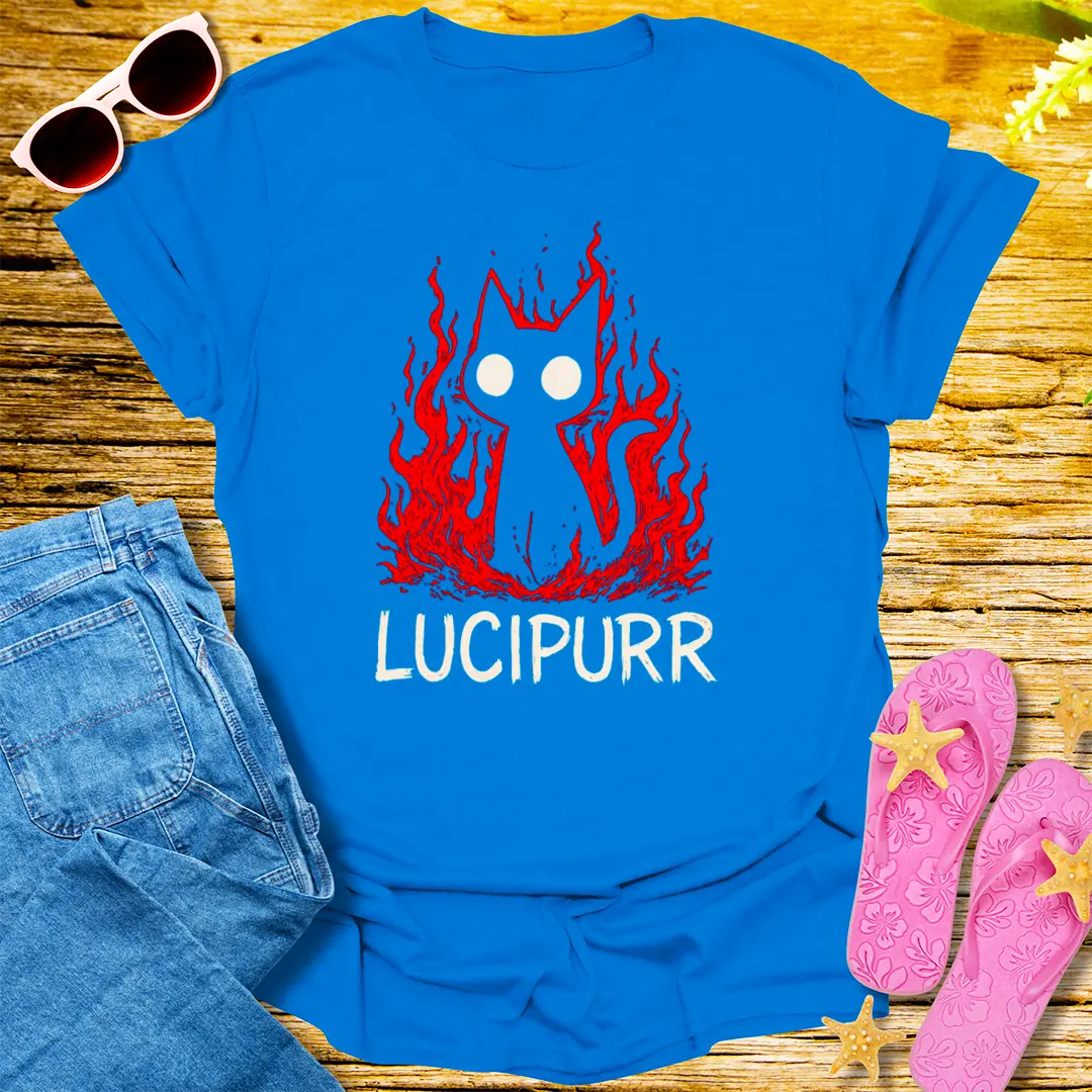 Lucipurr Firestarter T-Shirt - Royal