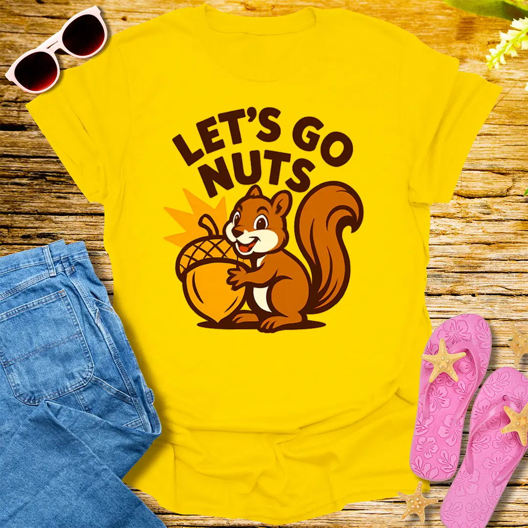 Let's Go Nuts T-Shirt - Daisy