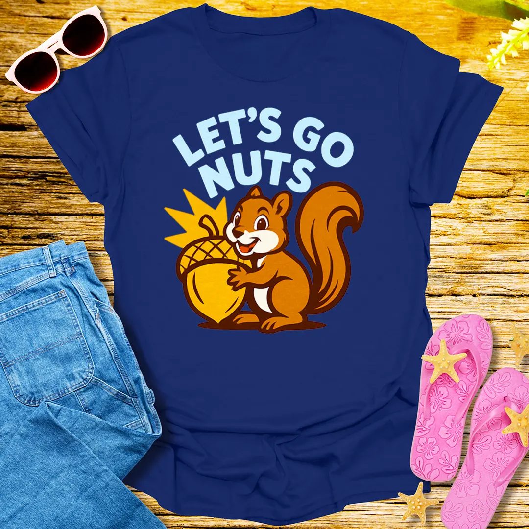 Let's Go Nuts T-Shirt - Navy