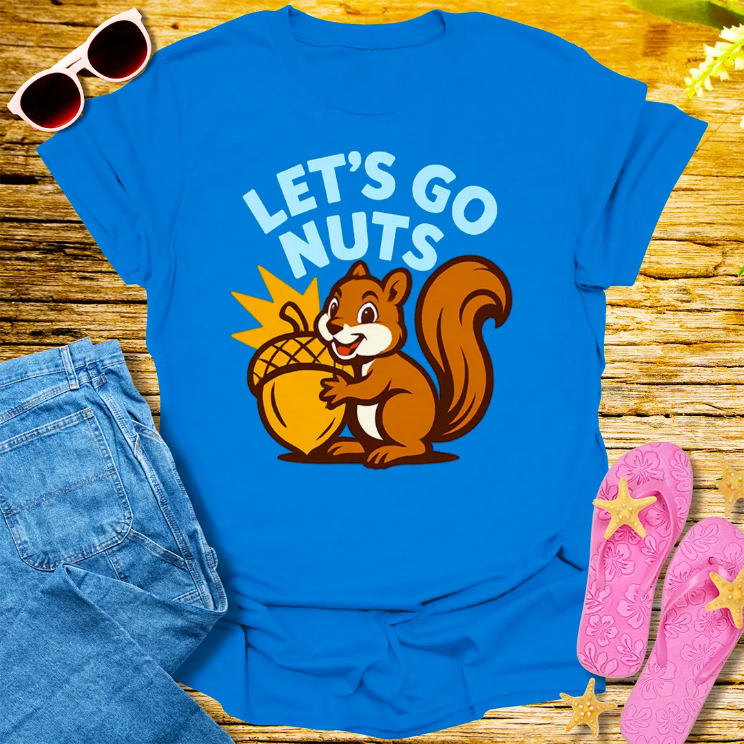 Let's Go Nuts T-Shirt - Royal