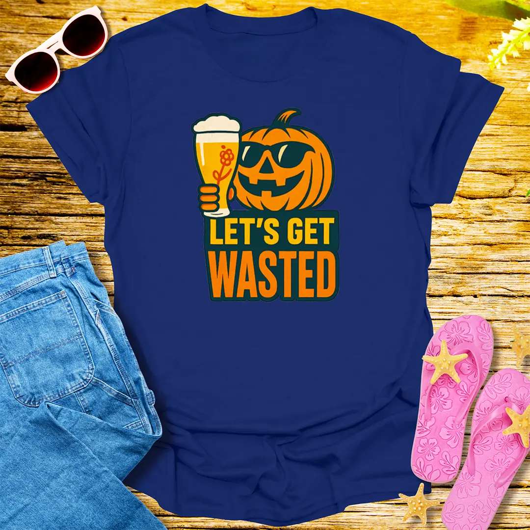 Let's Get Wasted T-Shirt - Navy