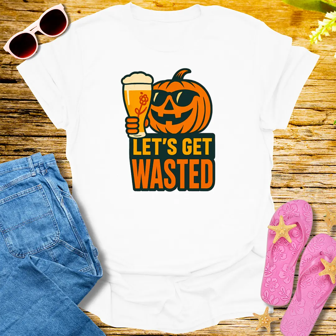 Let's Get Wasted T-Shirt - White