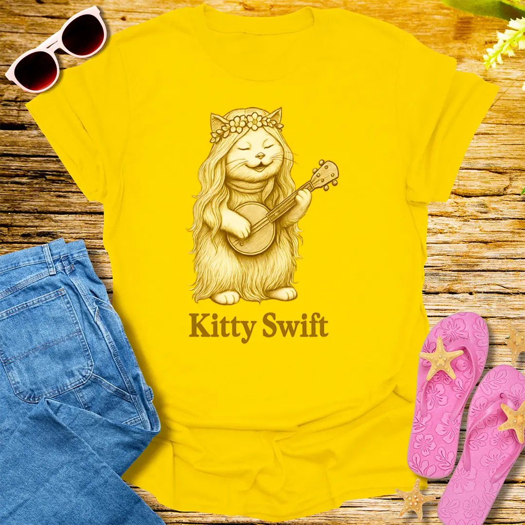 Kitty Swift T-Shirt - Daisy