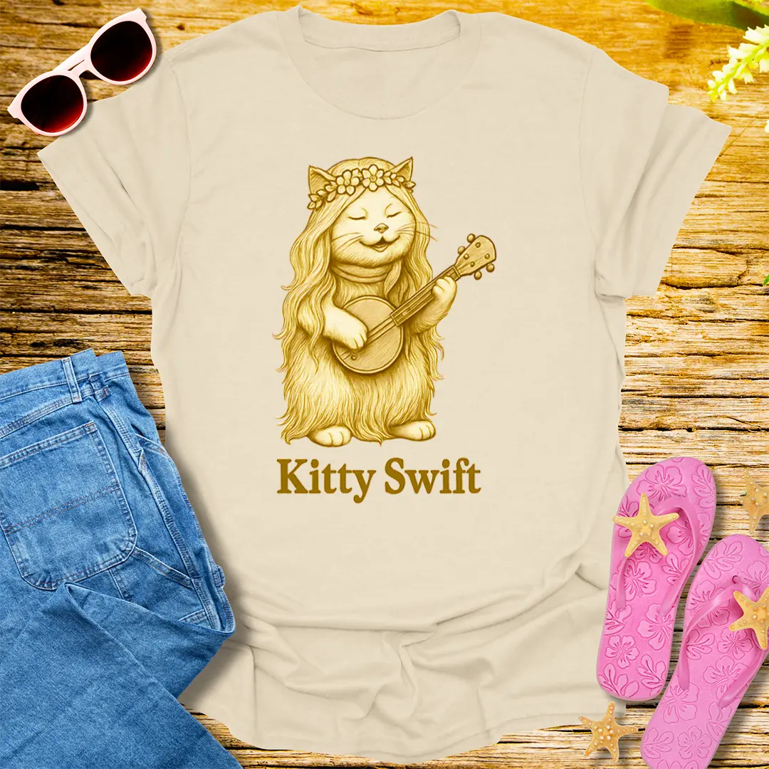 Kitty Swift T-Shirt - Natural