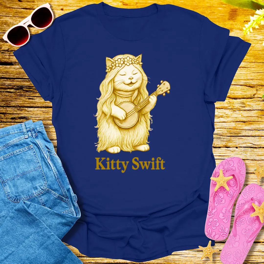 Kitty Swift T-Shirt - Navy