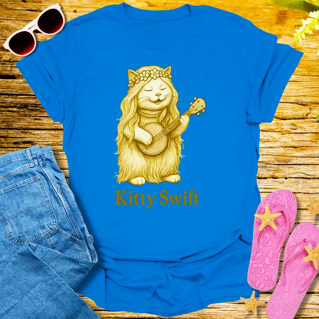 Kitty Swift T-Shirt - Royal