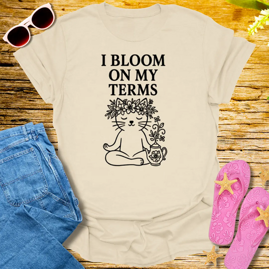 Bloom on My Terms T-Shirt - Natural