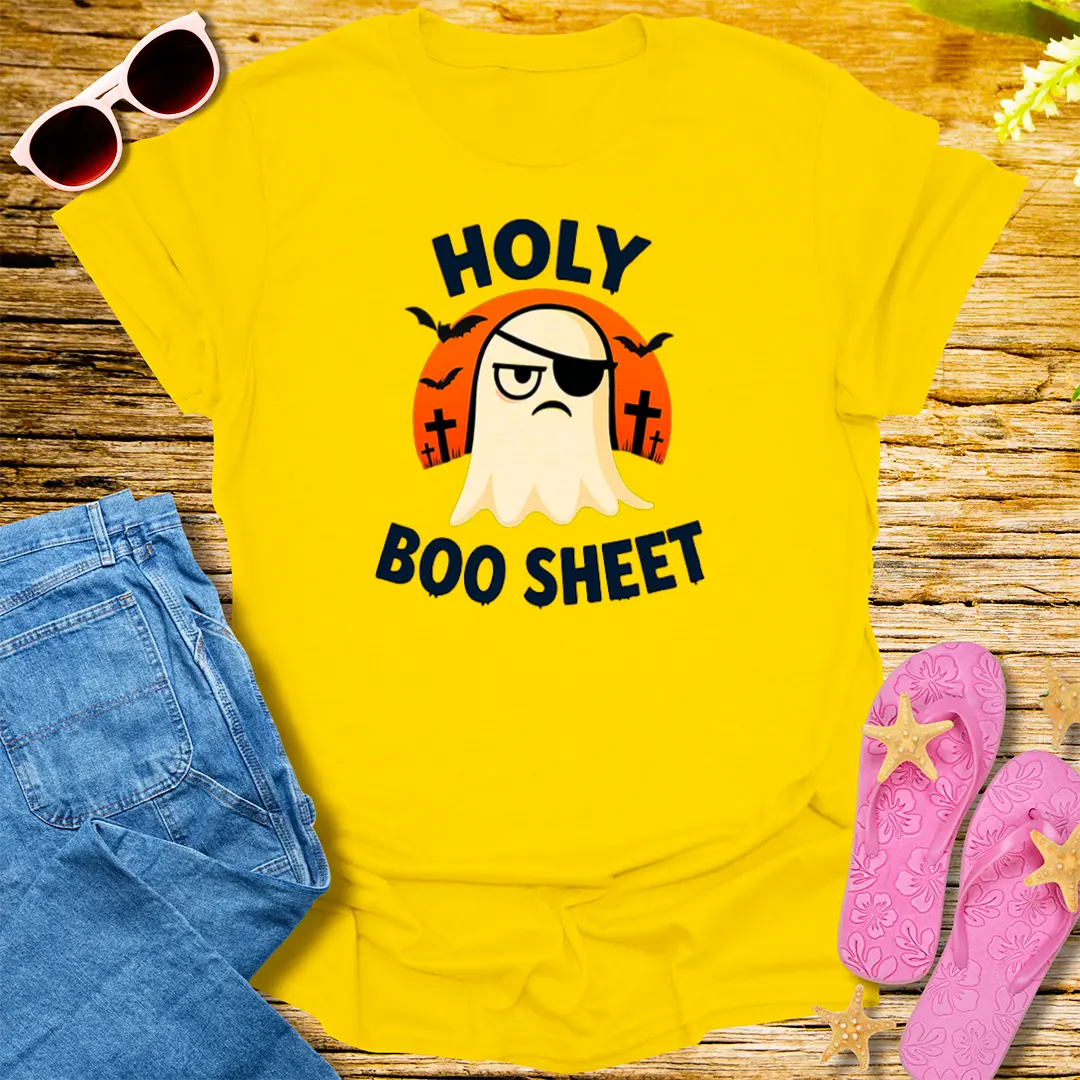 Holy Boo Sheet T-Shirt - Daisy