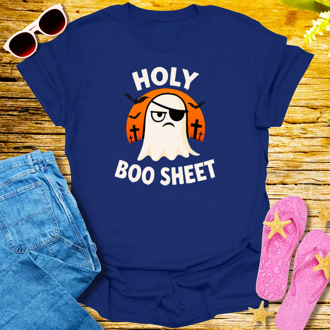 Holy Boo Sheet T-Shirt - Navy