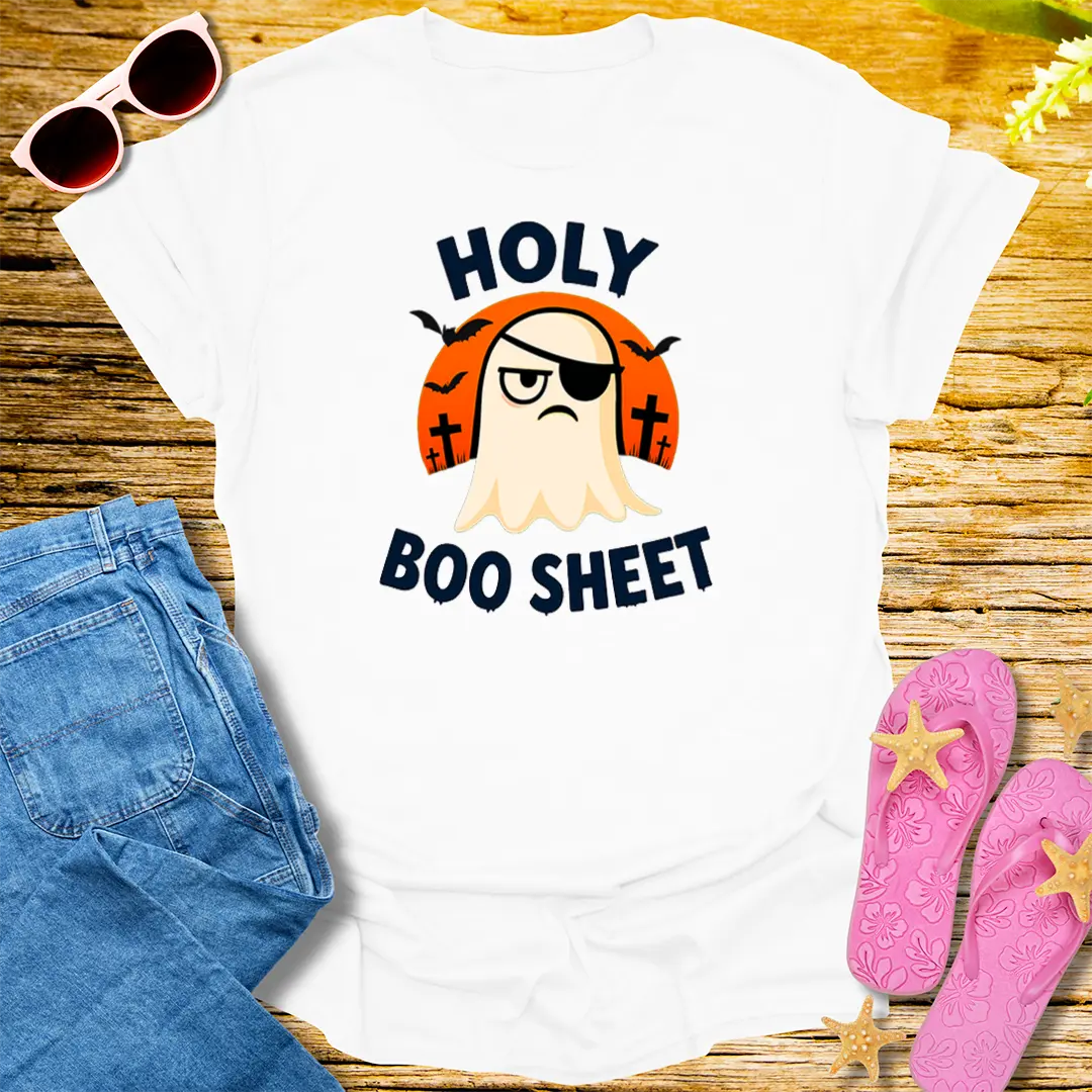 Holy Boo Sheet T-Shirt - White