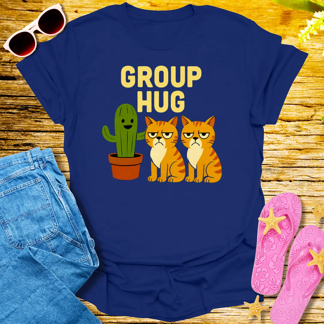 Group Hug T-Shirt - Navy