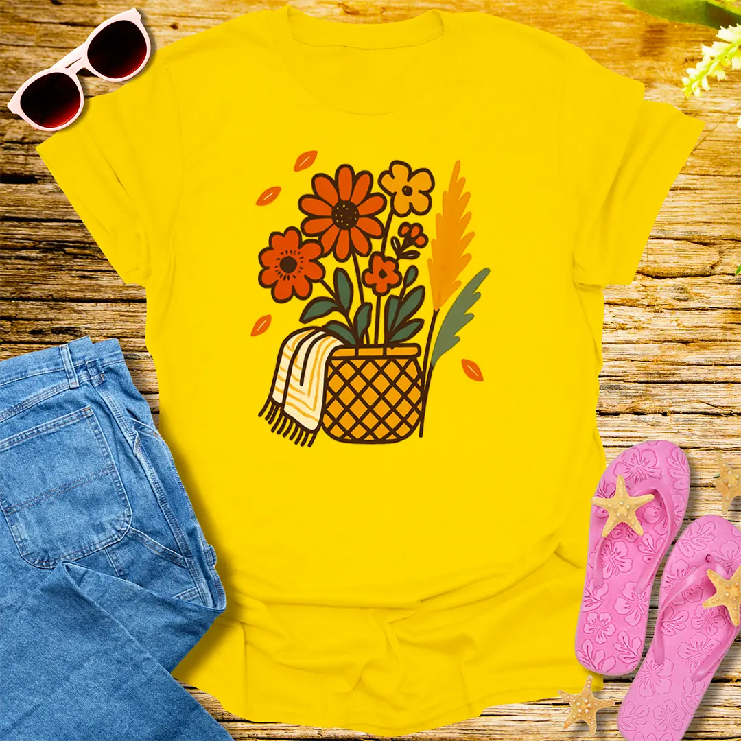 Harvest Blooms T-Shirt - Daisy