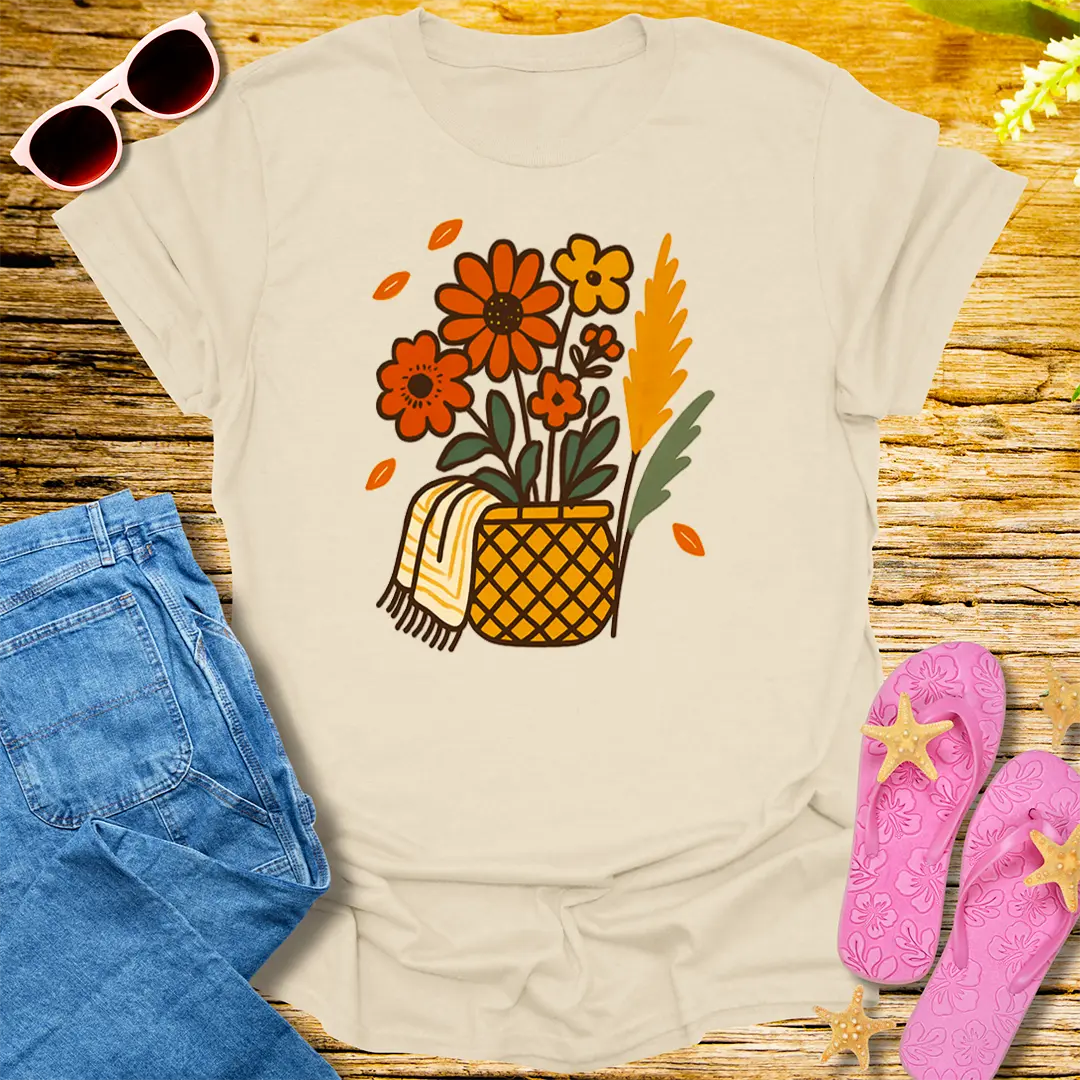 Harvest Blooms T-Shirt - Natural