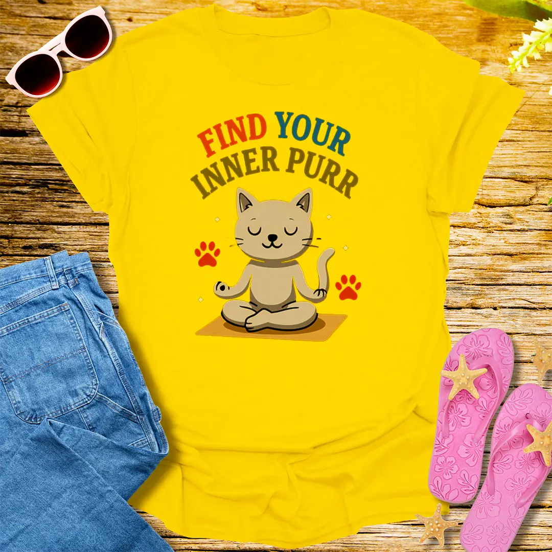 Find Your Inner Purr T-Shirt - Daisy