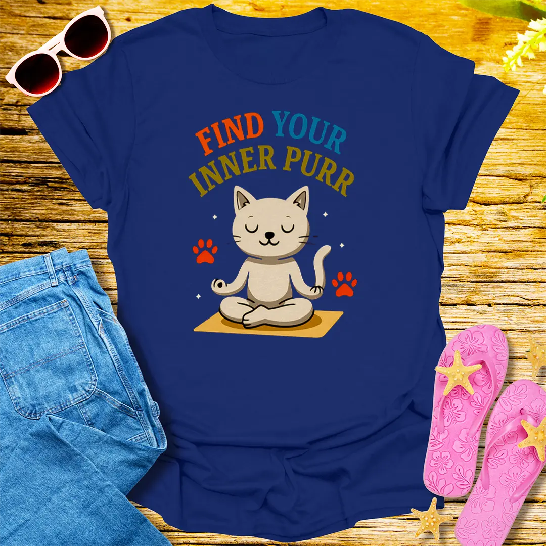 Find Your Inner Purr T-Shirt - Navy