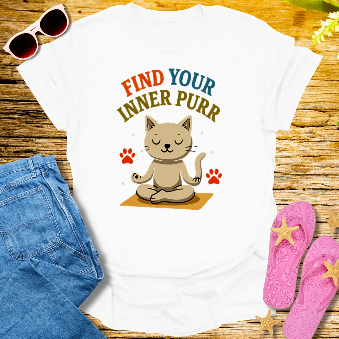 Find Your Inner Purr T-Shirt - White