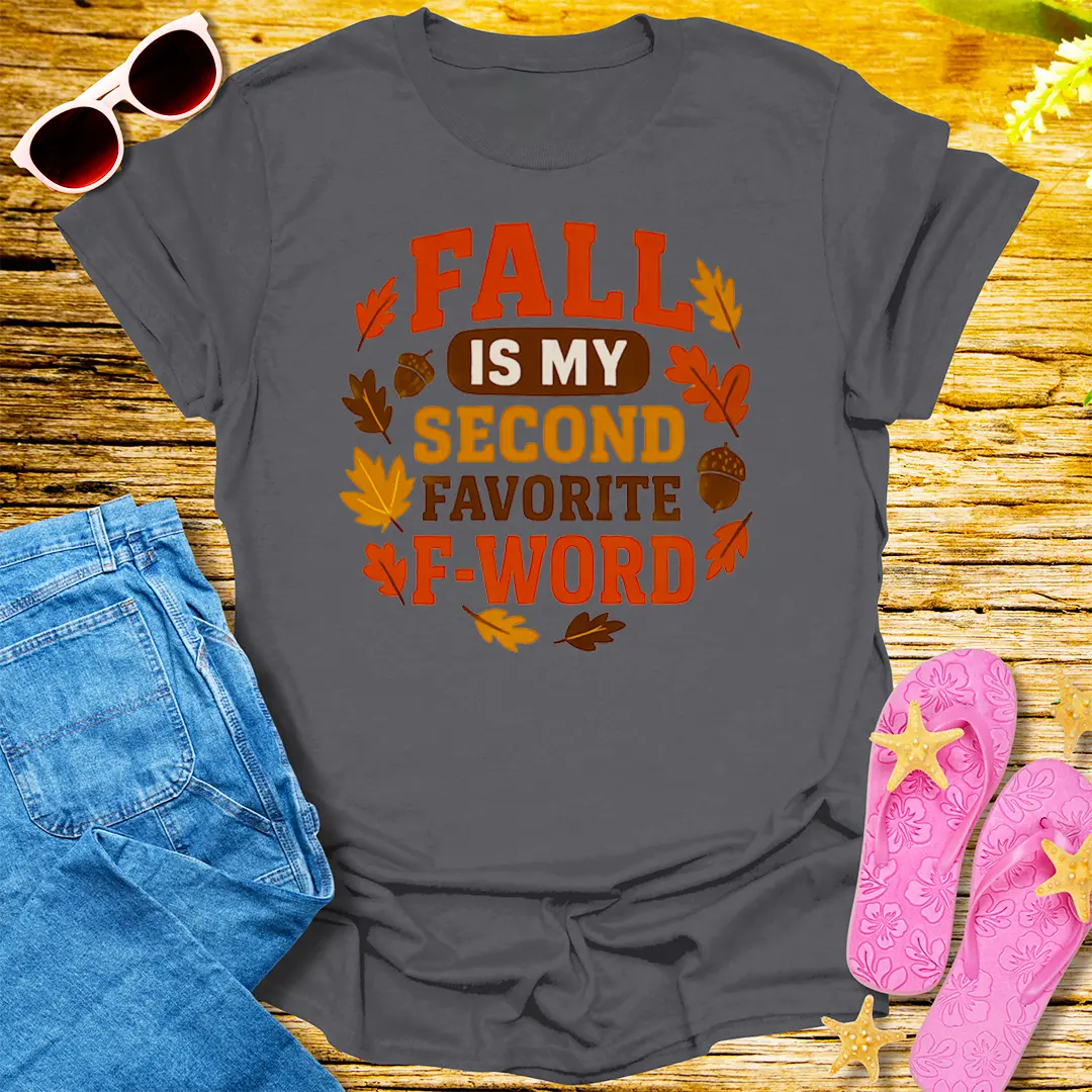 Fall F-Word T-Shirt - Charcoal