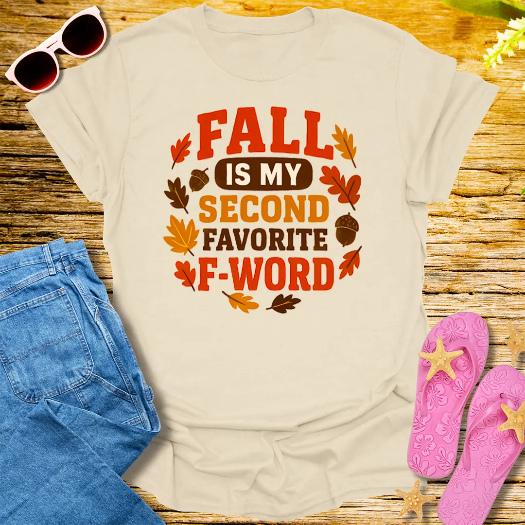 Fall F-Word T-Shirt - Natural