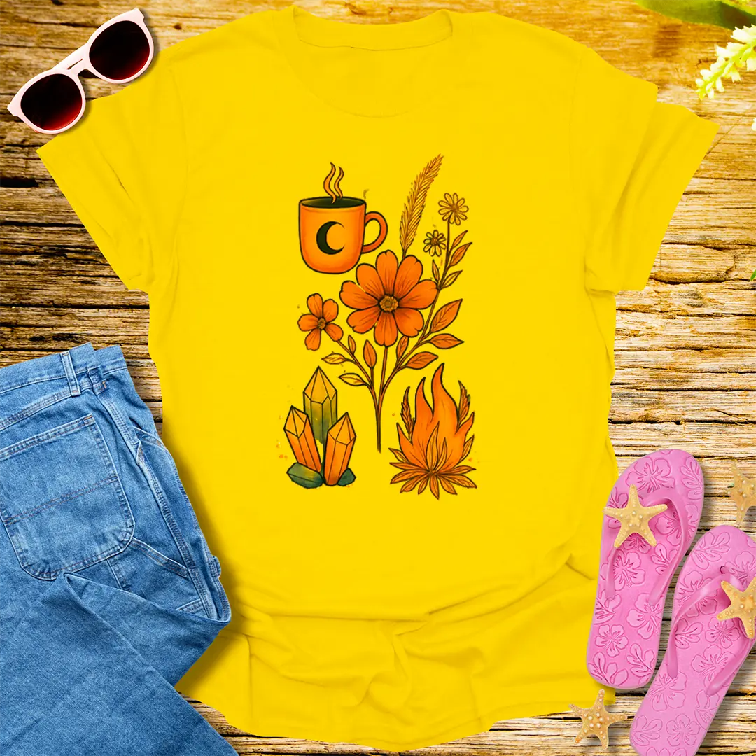 Mystic Bloom T-Shirt - Daisy