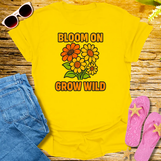 Bloom On Grow Wild T-Shirt - Daisy