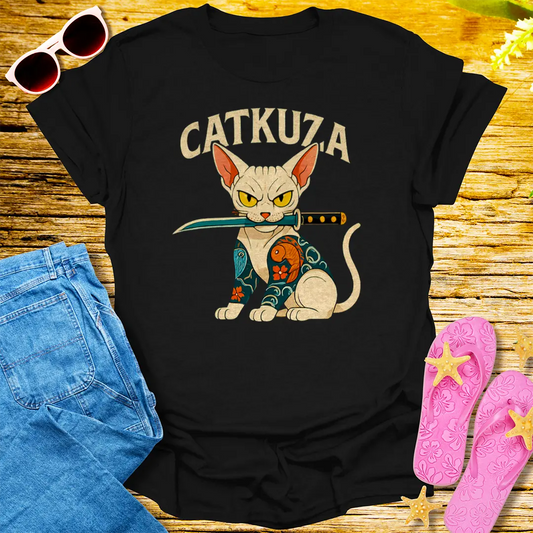 Catkuza Warrior T-Shirt - Black