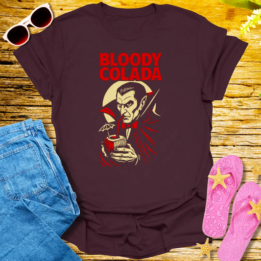 Bloody Colada T-Shirt - Dark Chocolate